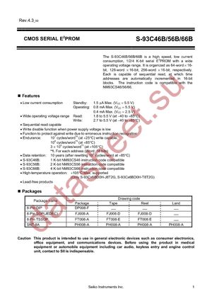 S-93C56BR0I-J8T1G datasheet  